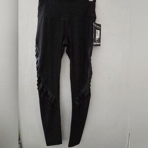 90 Degree by Reflex Stretch Black Leggings High Waisted size Small